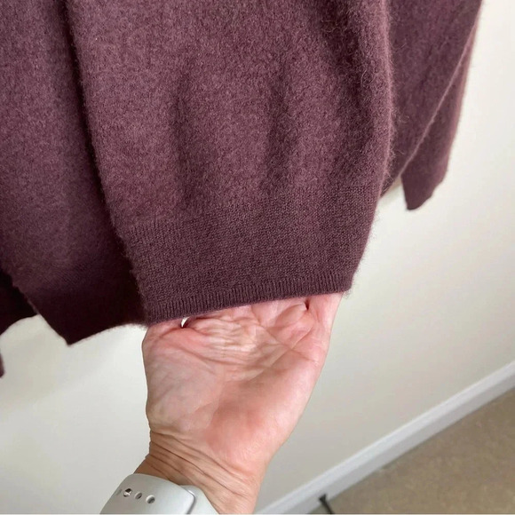 Vince Men's Boiled Cashmere Long Sleeve Crewneck Sweater office Size XL - Picture 5 of 11